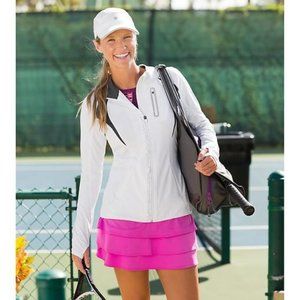 Athleta Swagger Barbie Core Skort Tiered #819219 Pink P4060
